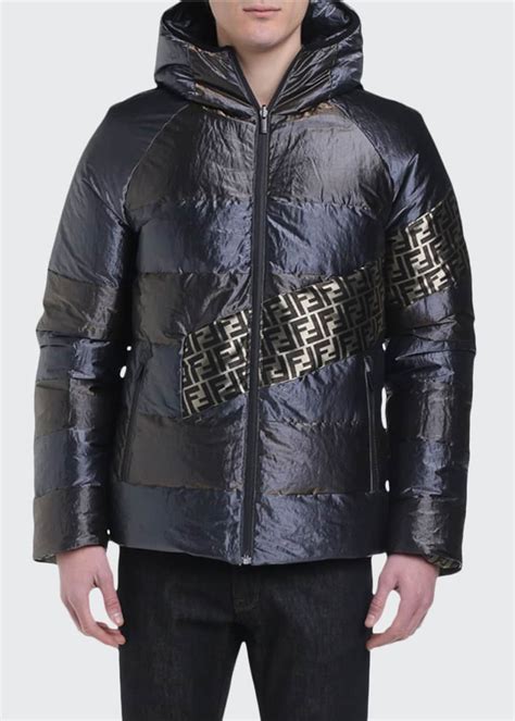 fendi reversible hooded puffer jacket|Fendi puffer jacket men.